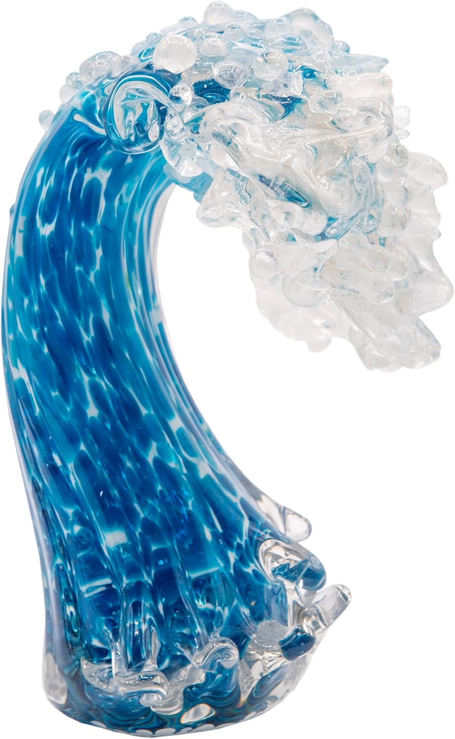 Dale Tiffany Art Glass Sculpture 85 Inch Tall Laguna Wave 1