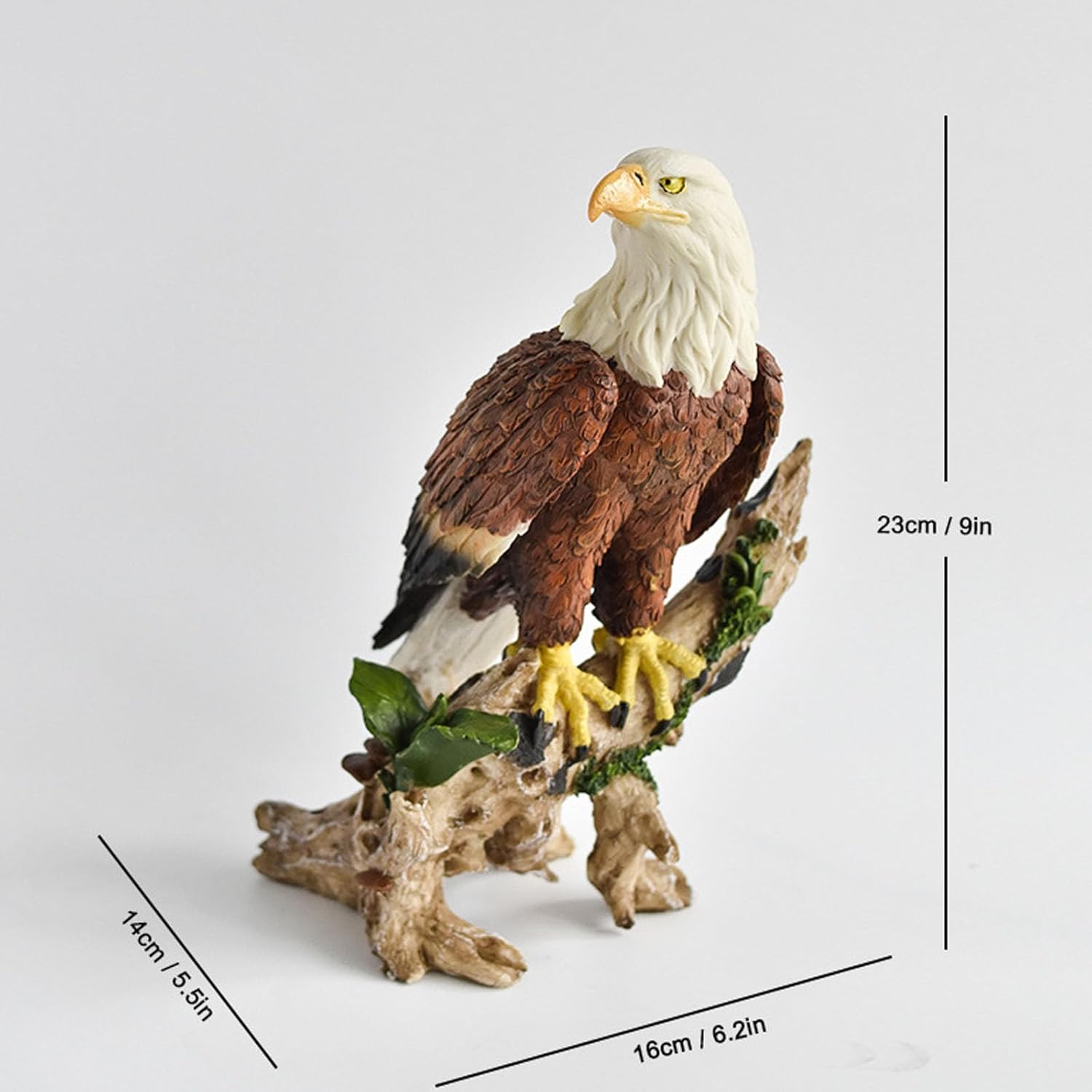 JINGTIANCD Bald Eagle Statue Patriotic Decorative Figurine
