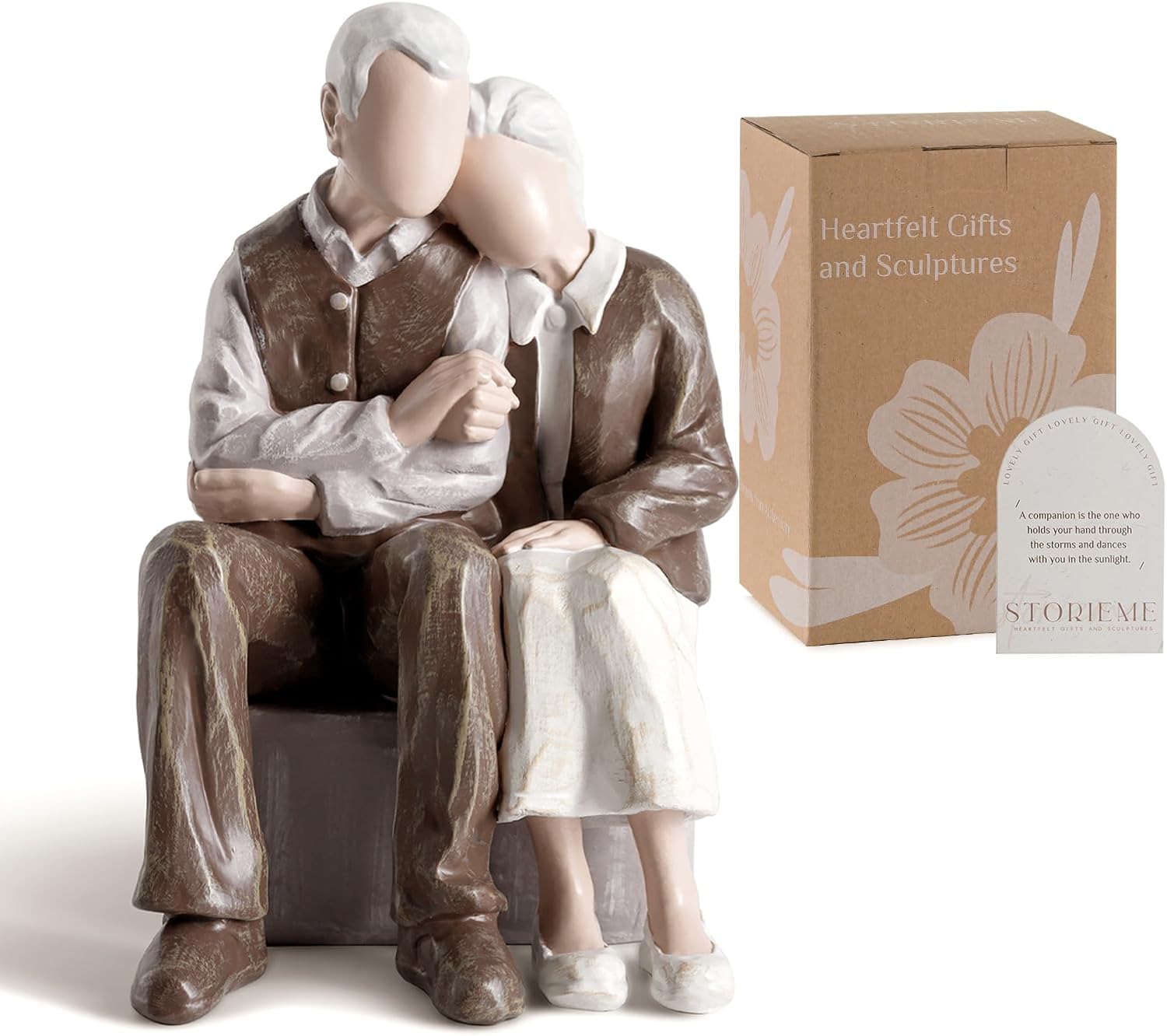 Storieme 25th Anniversary Couple Cake Topper Figurine