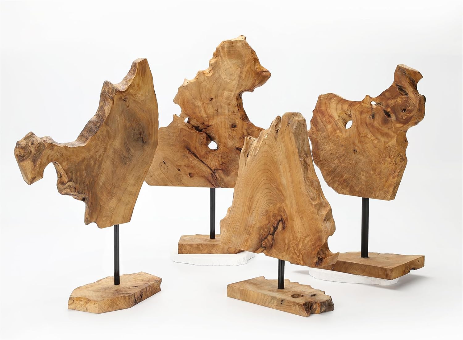 NAHARO Handcarved Root Wood Sculpture - Rustic Decor