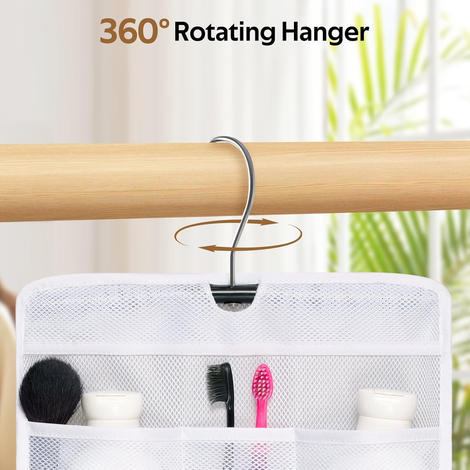 MISSLO Shower Caddy 5 Pockets Hanging Organizer