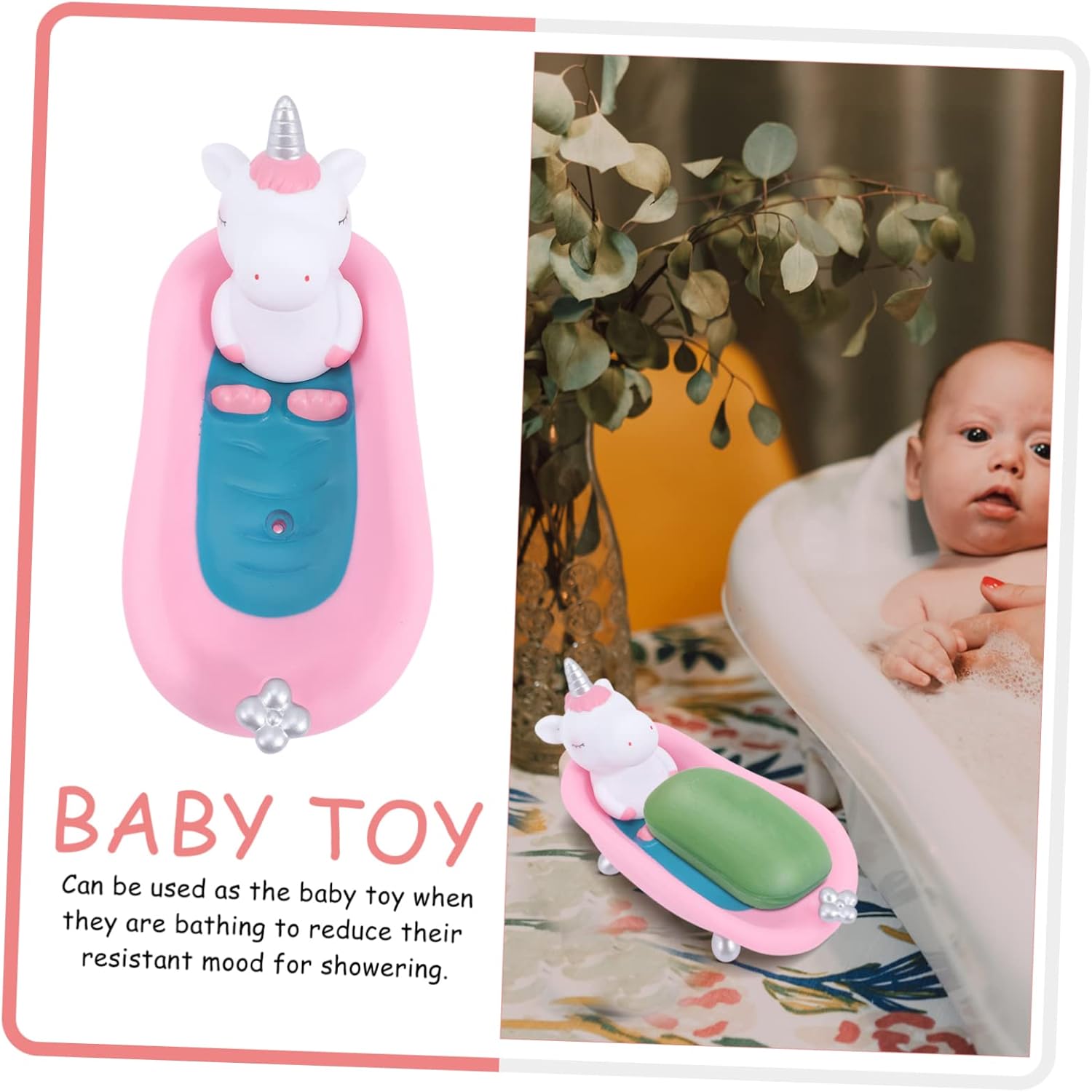 BESTYASH Cute Unicorn Soap Dish for Bathroom