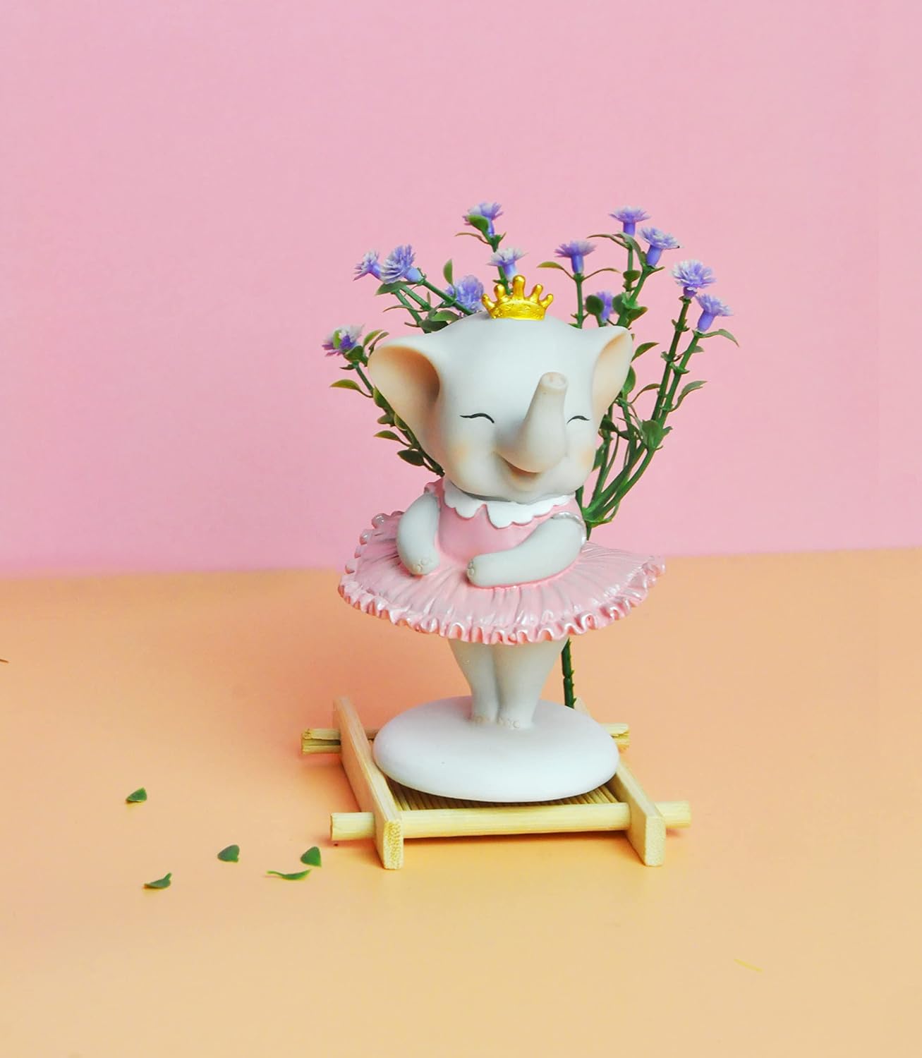 Comfy Hour 5 Inch Cute Dancing Ballet Elephant Figurine