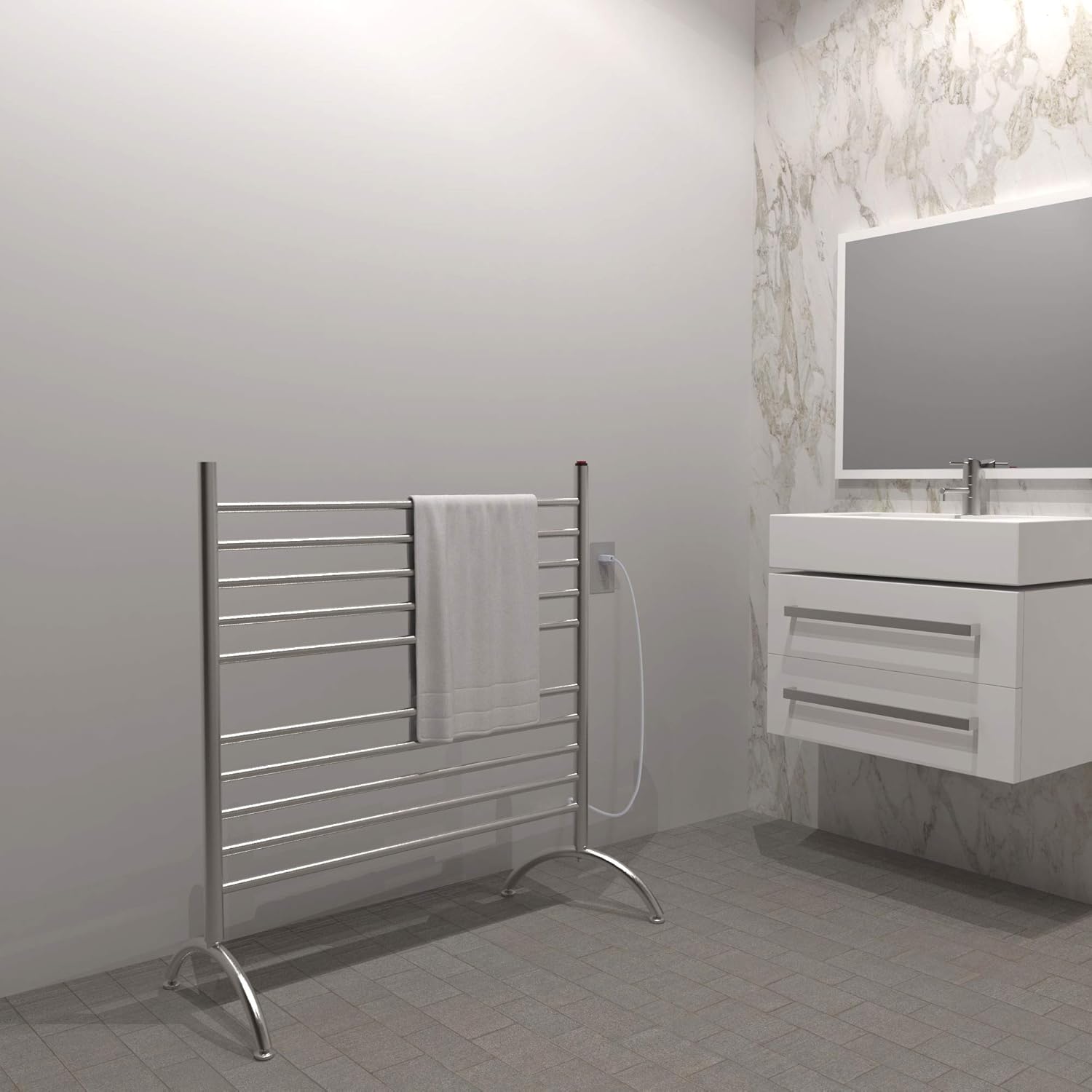 Amba SAFSB-33 Brushed Stainless Towel Warmer