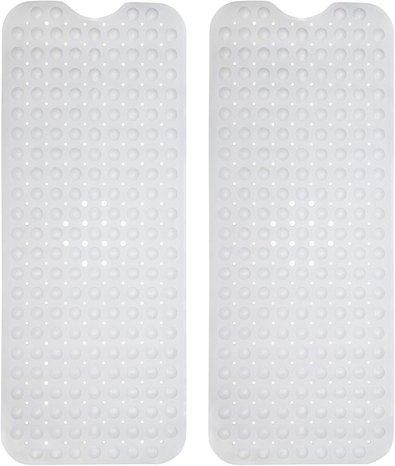 ENKOSI 2-Pack Non Slip Bath Mats 40x16 Inch Extra Large