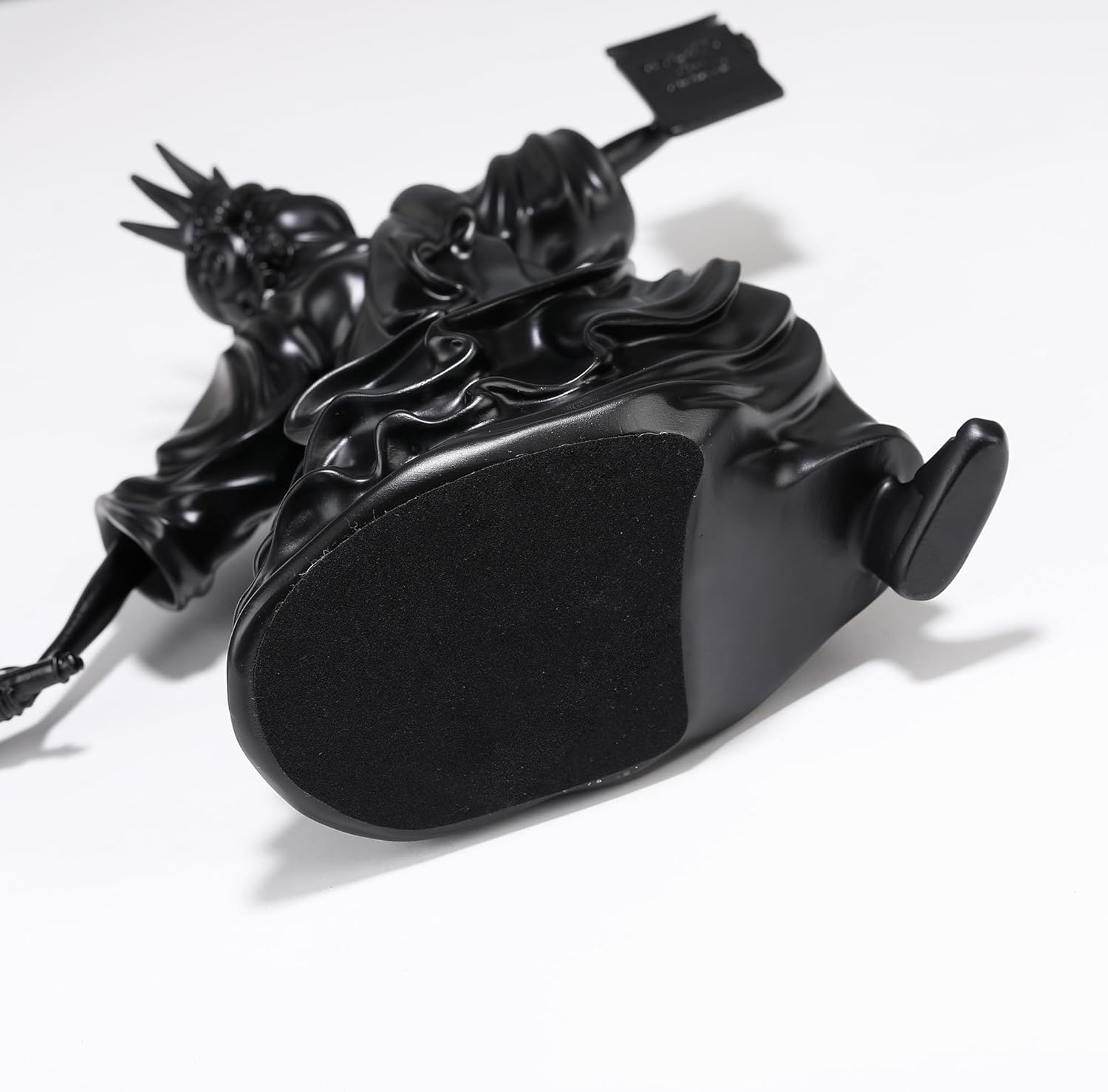 Creative Art Flame Girl Statue Home Decoration Black
