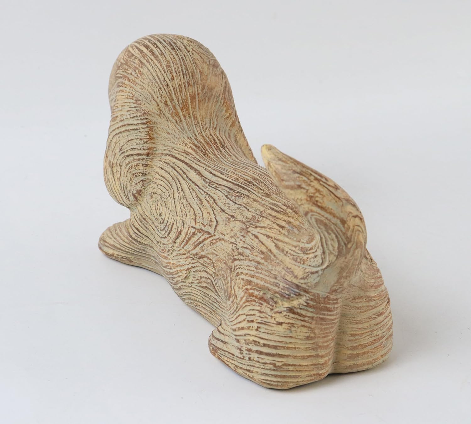 Hymmah Rustic Dog Decor Statue for Living Room