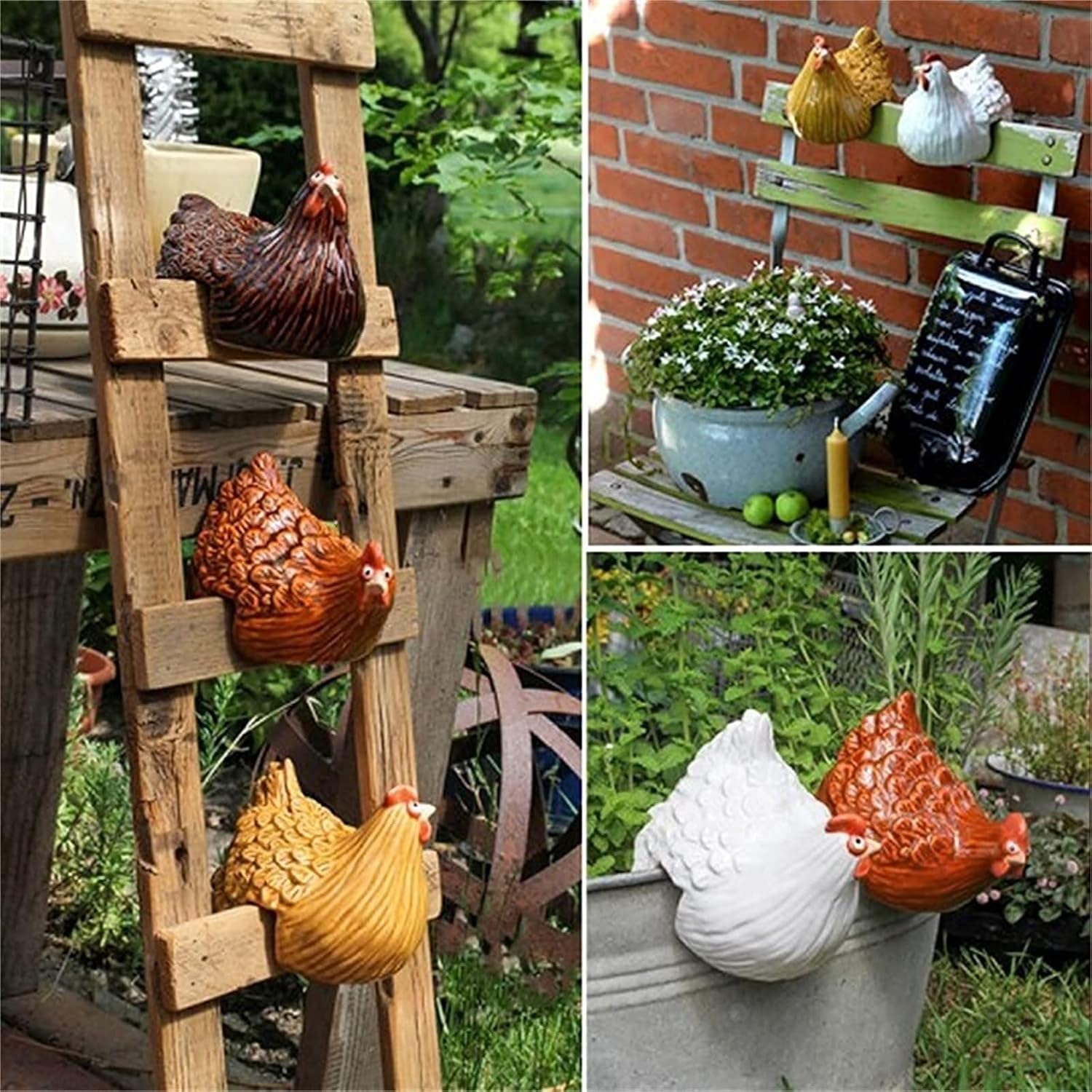 Mini Resin Figurine Decor Sculpture for Living Room