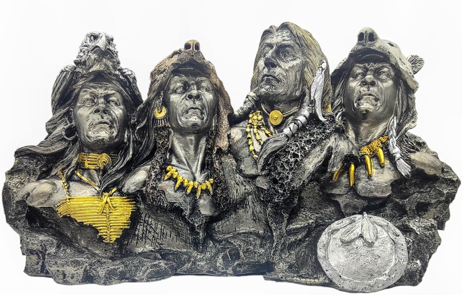MORIN Apache Tribes Sculpture 22cm Silver 1