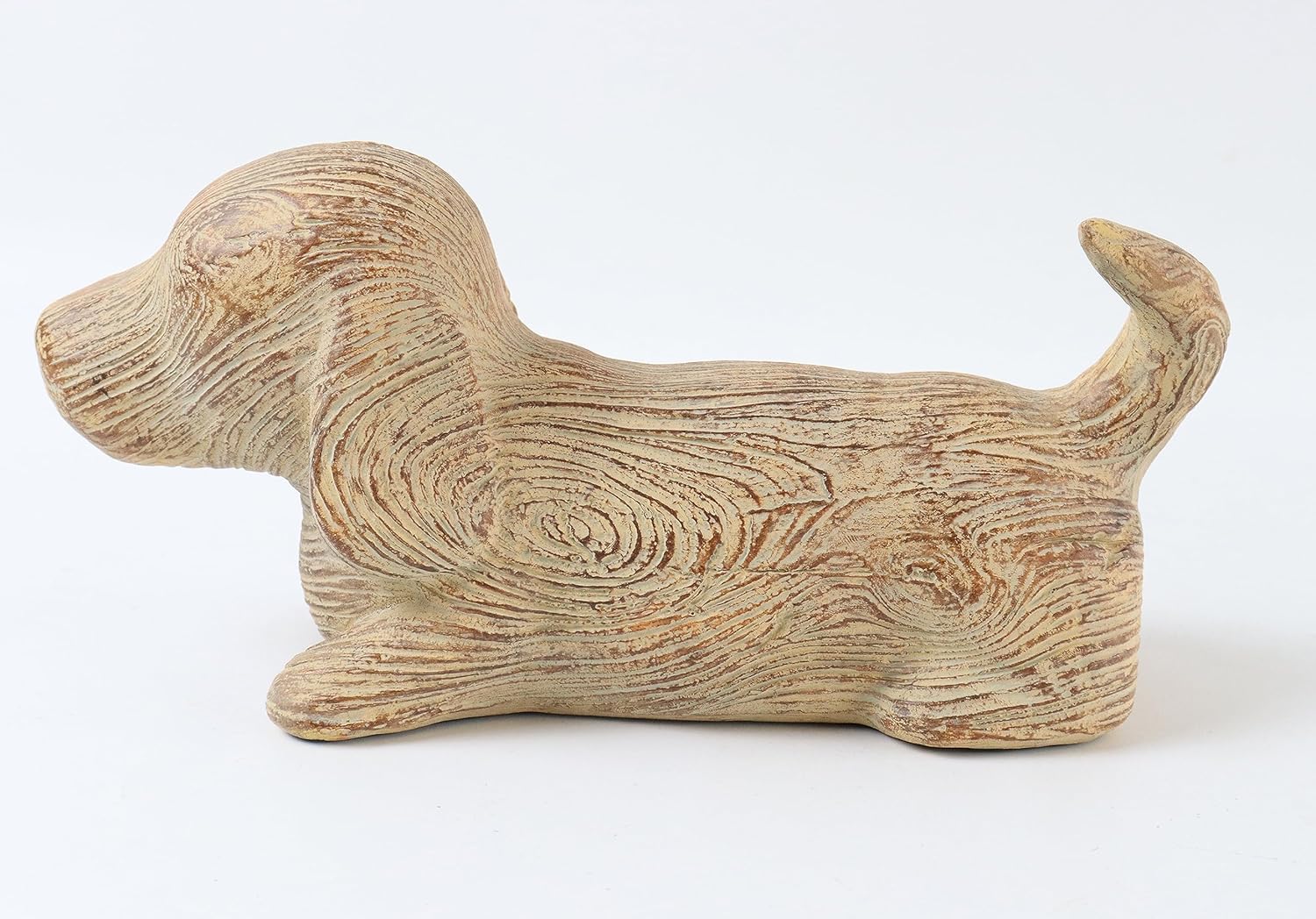 Hymmah Rustic Dog Decor Statue for Living Room