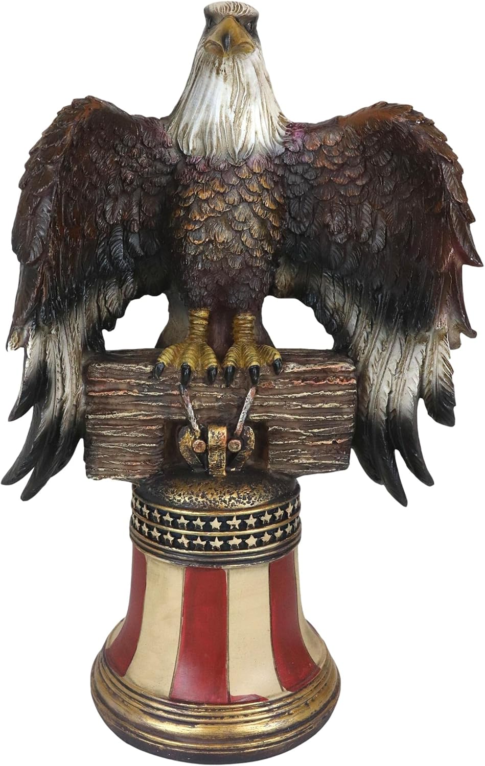 Ebros Independence Day Liberty Bell Eagle Decor Figurine