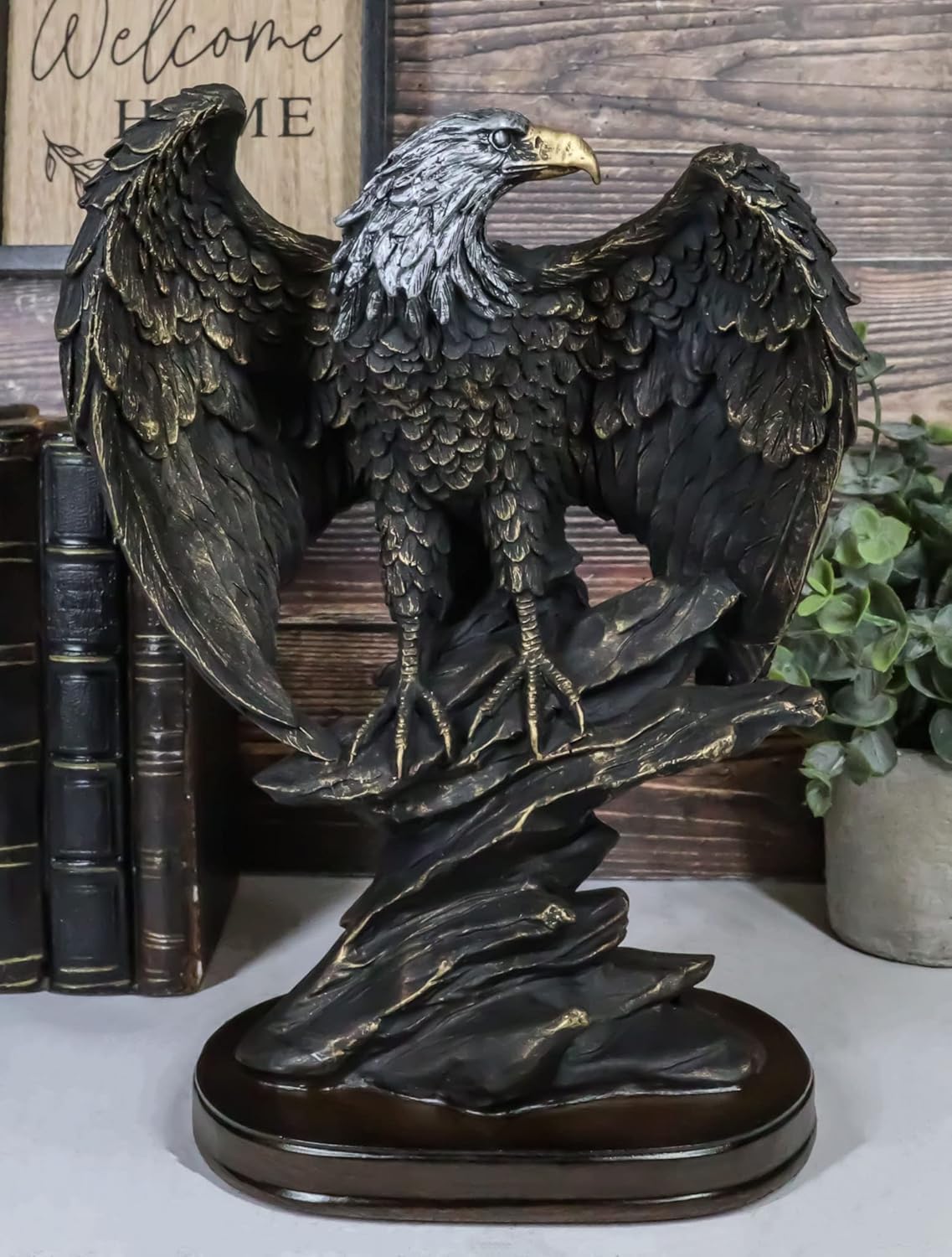 Ebros Gift 1025 Tall Patriotic Bald Eagle Figurine