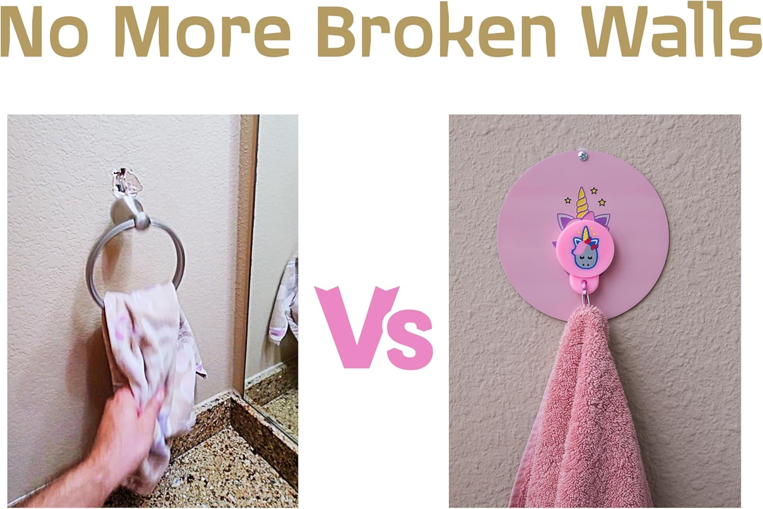 Towel Bud Magnetic Holder Unicorn Design 1