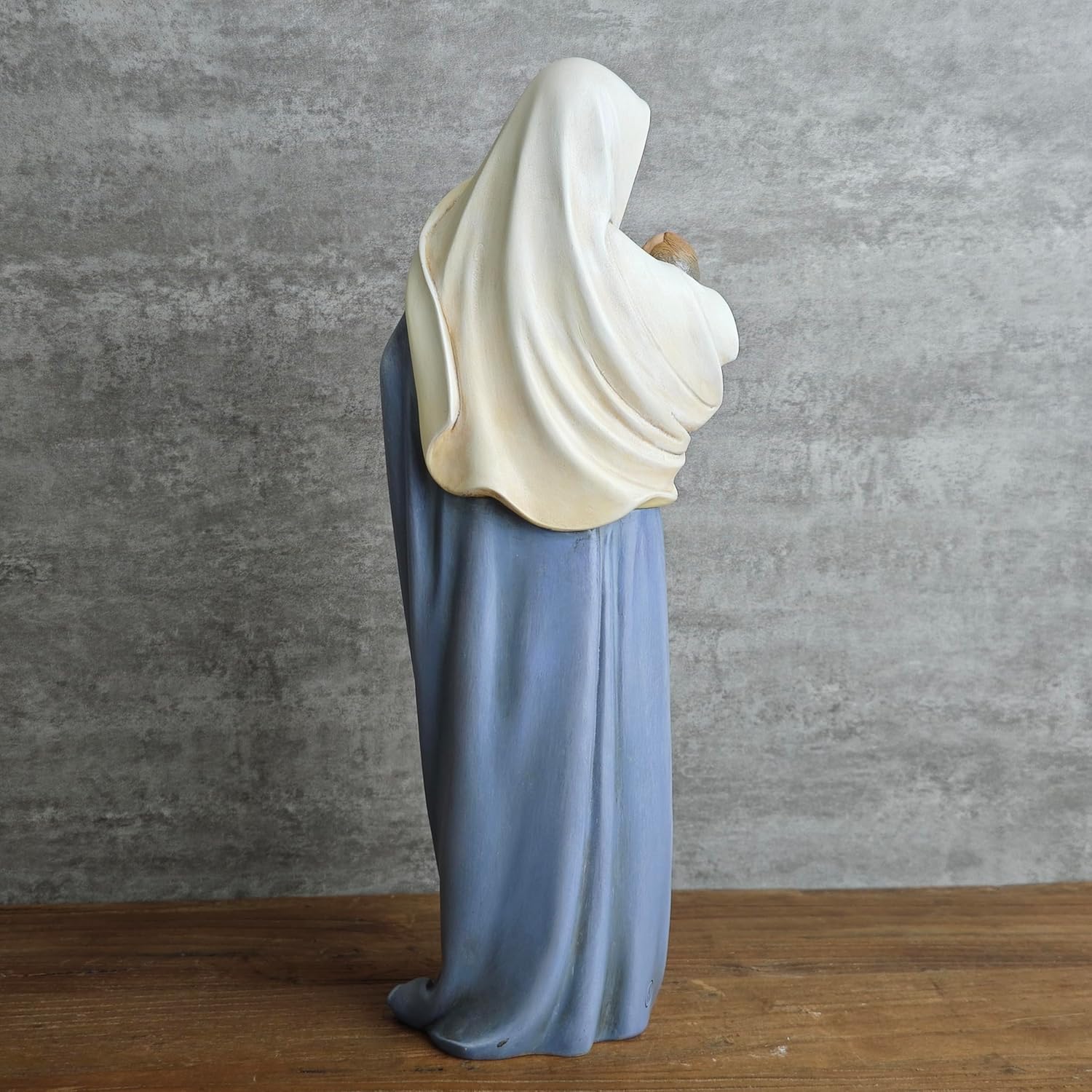 BC Catholic Madonna with Child Statue 1275 Inch Hand Painted Classical Renaissance Sculpture