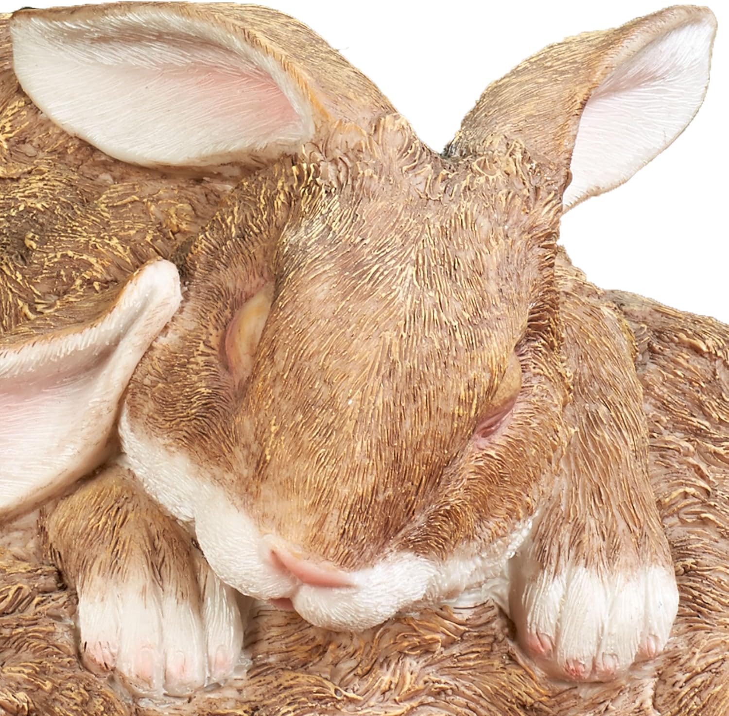 Touch of Class Playful Buddies Bunny Sculpture - White Tawny