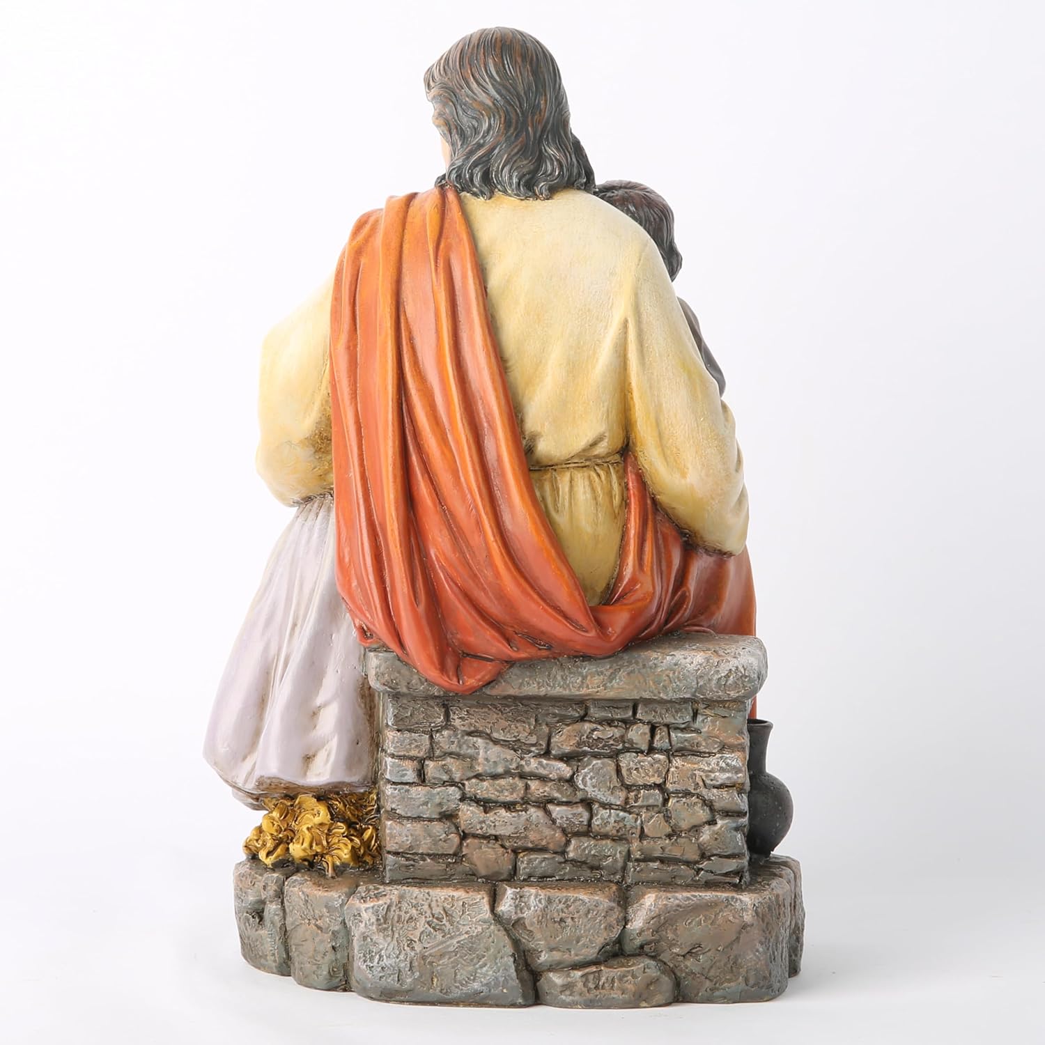BC Catholic Jesus with Children Statue 88 H 1