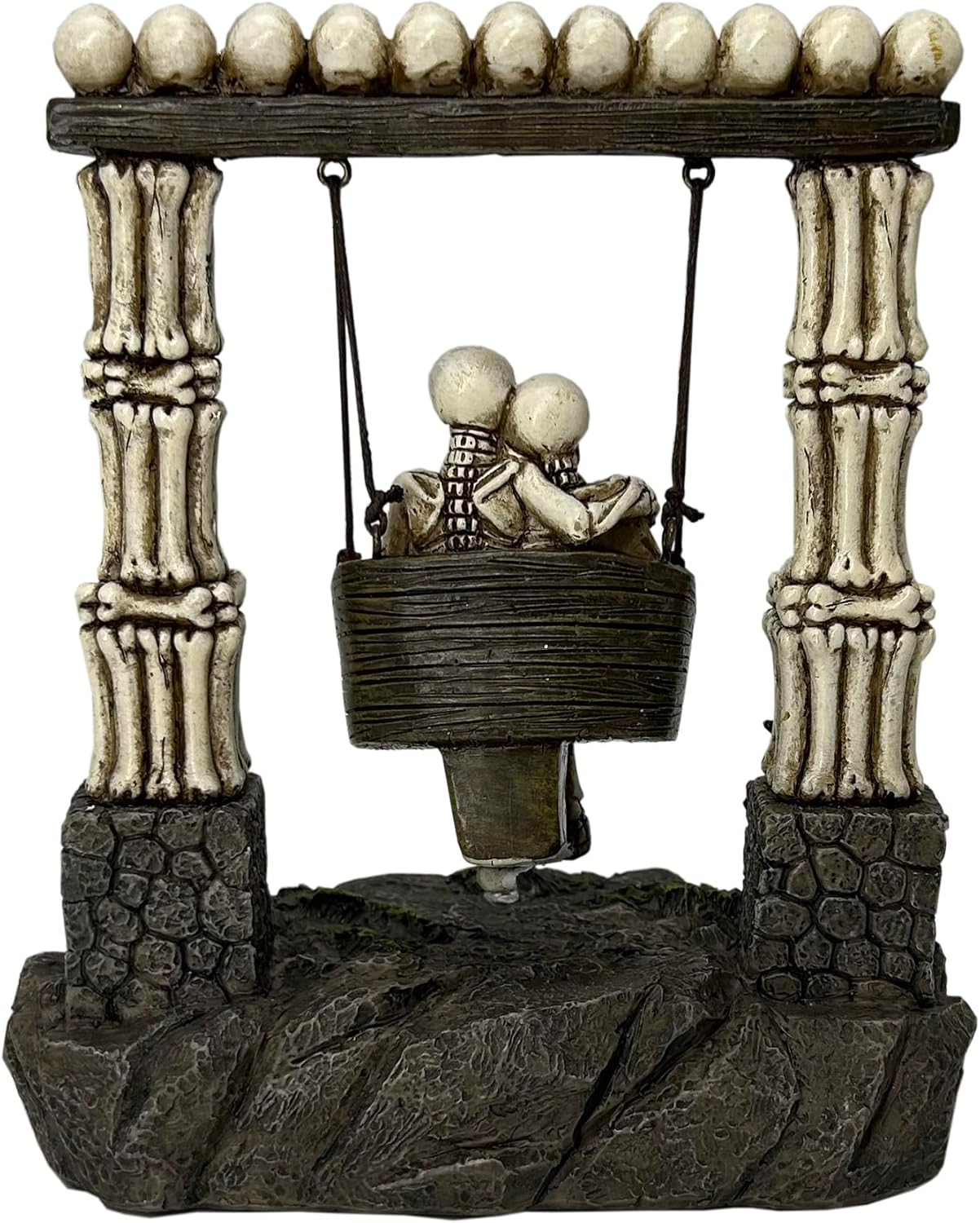JORAE Swinging Skeleton Couple LED Decor