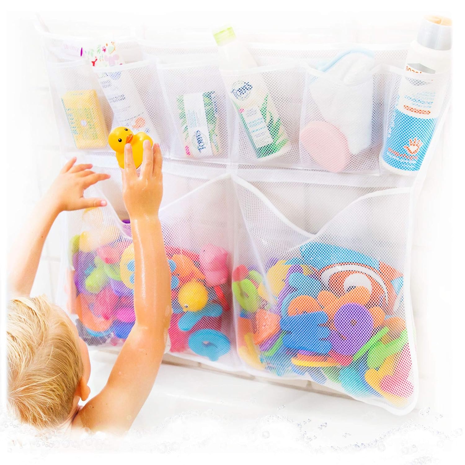 Tub Cubby Original Bath Toy Storage - 30x23 Mesh Shower Caddy