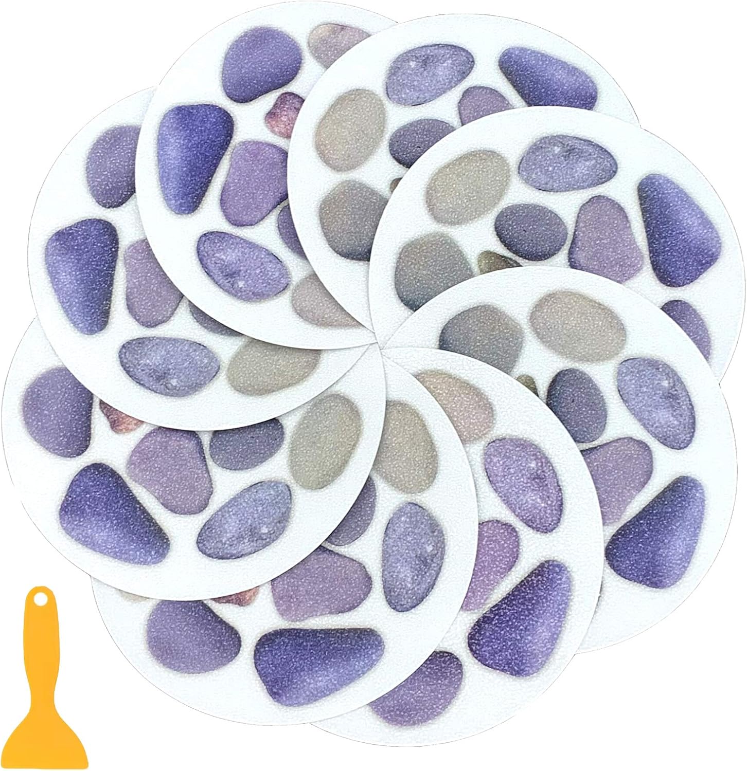 Non-Slip Bathtub Stickers with Vibrant Colors
