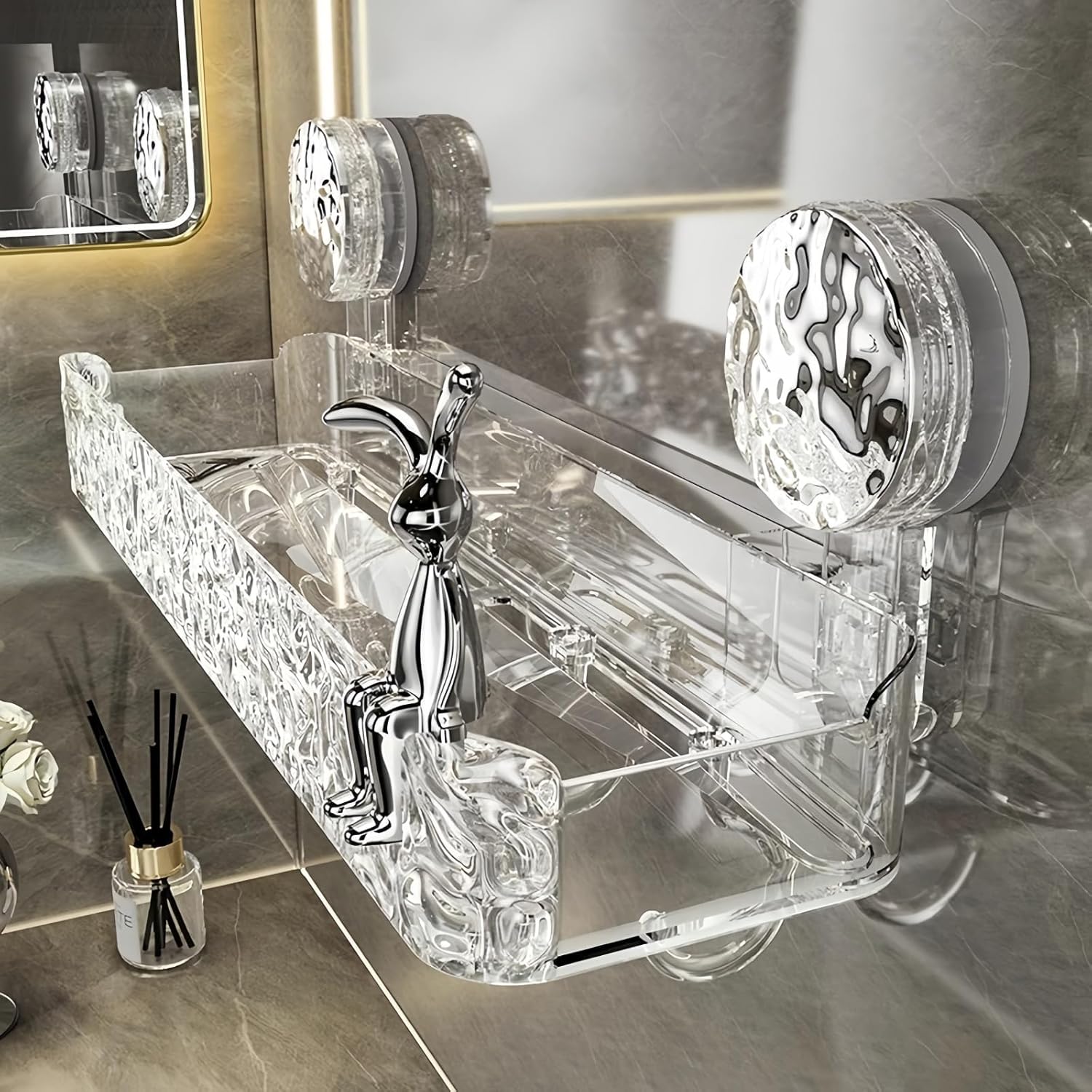 AYWSTC Suction Cup Shower Caddy Organizer