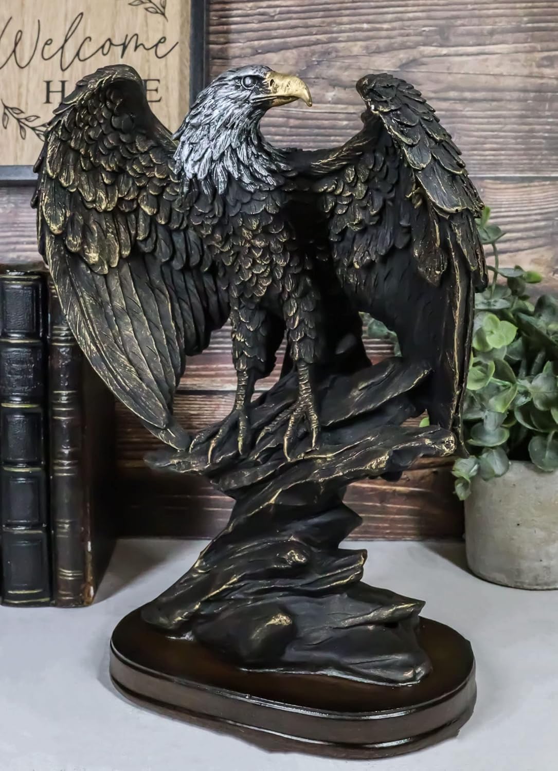 Ebros Gift 1025 Tall Patriotic Bald Eagle Figurine