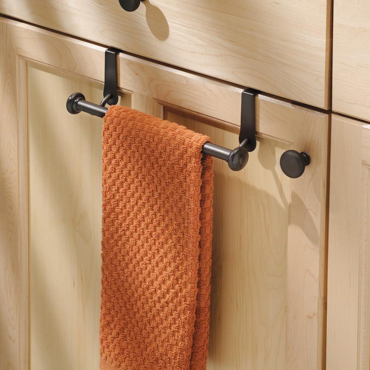 InterDesign York Metal Dish Towel Rack - Bronze