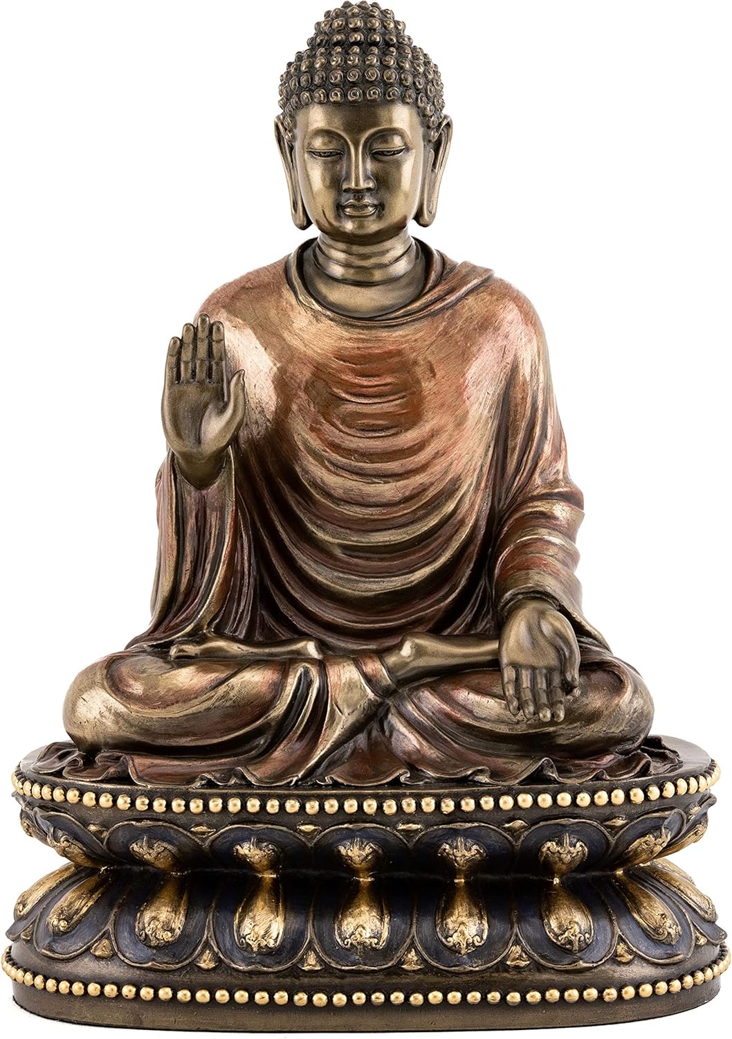 Top Collection Shakyamuni Buddha Statue Touching Earth 9 Inch Bronze