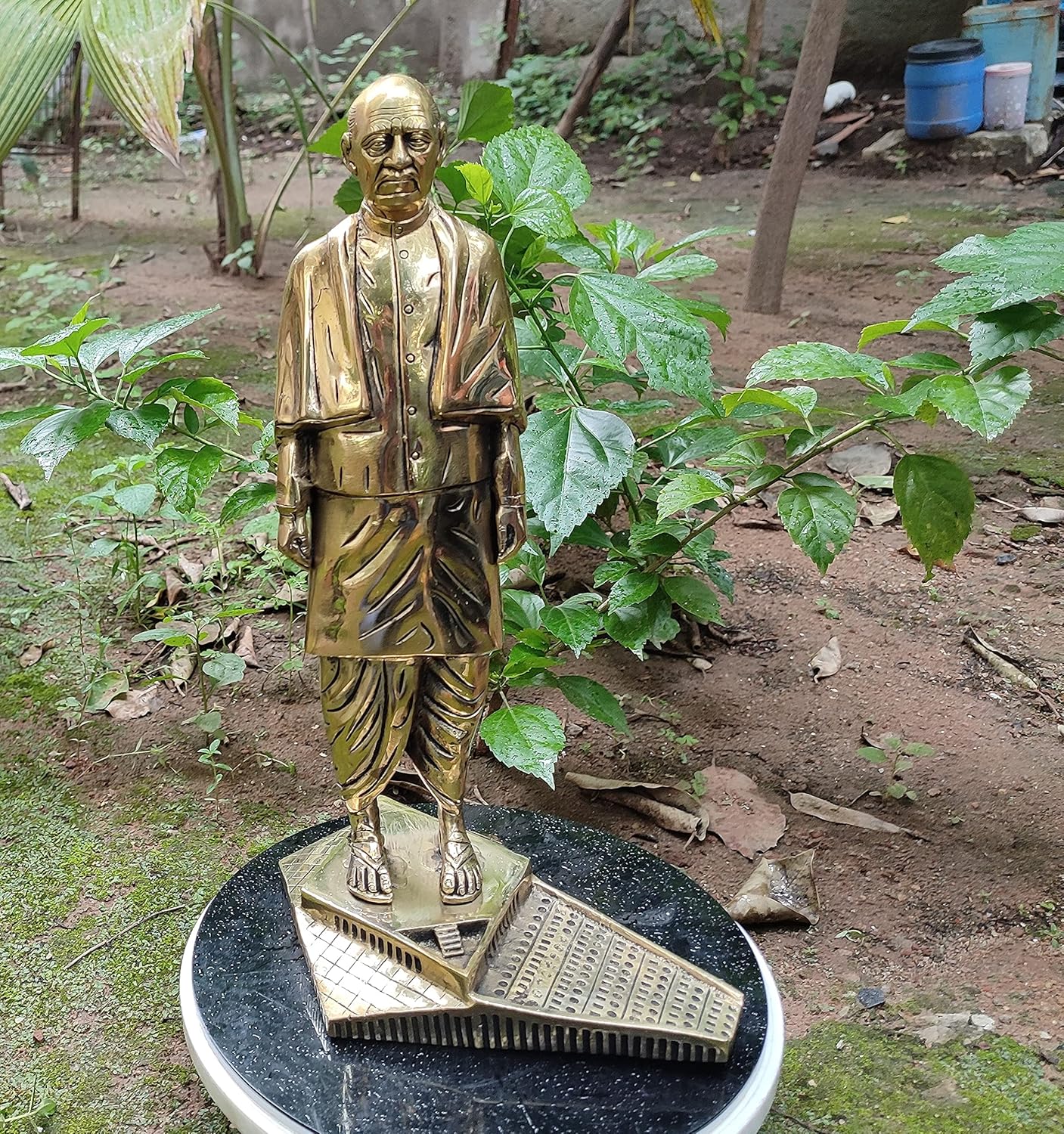 Brass Sardar Vallabhbhai Patel Statue of Unity Desk Art